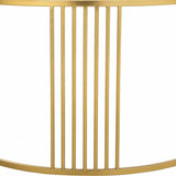 Centre Table Alexandra House Living Gold Iron Mirror MDF Wood 80 x 48 x 80 cm-1