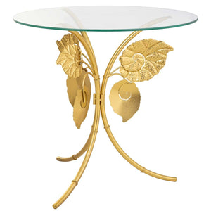 Corner table Alexandra House Living Gold 70 x 70 x 70 cm-0