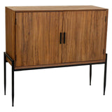 Sideboard Alexandra House Living Brown Iron Plate Fir wood 40 x 99 x 110 cm-7