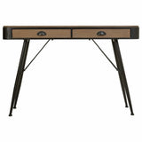 Hall Table with Drawers Alexandra House Living Brown Wood Iron Fir wood 32 x 80 x 120 cm-7