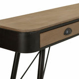 Hall Table with Drawers Alexandra House Living Brown Wood Iron Fir wood 32 x 80 x 120 cm-1