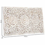 Wall Decoration Alexandra House Living White Grey Mango wood 6 x 170 x 90 cm-5