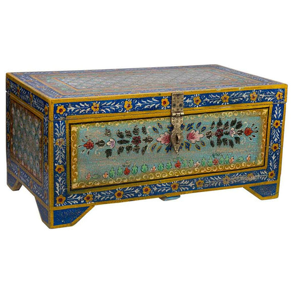 Chest Alexandra House Living Multicolour Mango wood 37 x 32 x 66 cm Traditional style-0