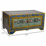 Chest Alexandra House Living Multicolour Mango wood 37 x 32 x 66 cm Traditional style-6