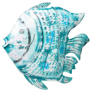 Decorative Figure Alexandra House Living Blue Mango wood Fish 15 x 83 x 107 cm-0