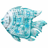 Decorative Figure Alexandra House Living Blue Mango wood Fish 15 x 83 x 107 cm-2