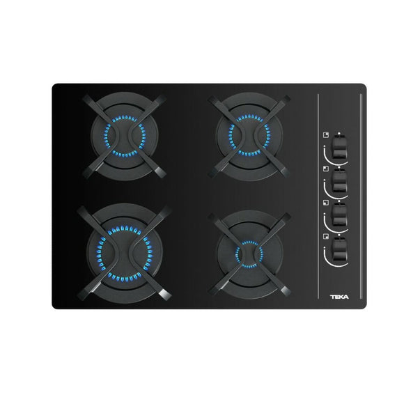 Gas Hob Teka Teka | Placa Cristal Gas 60 cm 7300 W-0