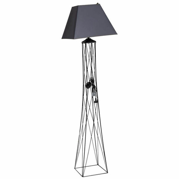 Floor Lamp Alexandra House Living Black Grey 42 x 160 x 42 cm-0