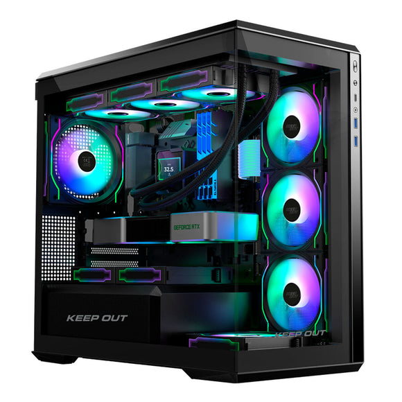ATX Semi-tower Box KEEP OUT XC-905 PRO+ Black-0