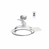 Ceiling Fan CristalRecord Silver 40 W Ø 40 cm-6