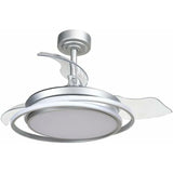 Ceiling Fan CristalRecord Silver 40 W Ø 40 cm-5