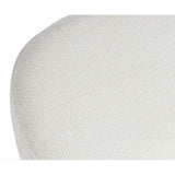 Pouffe Alexandra House Living Audry White Polyester 50 x 38 x 50 cm-3