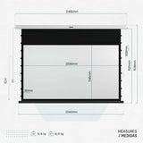 Electric Wall Screen iggual IGG319680 92"-8