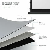 Electric Wall Screen iggual IGG319680 92"-6