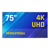 Videowall Monitor iggual IGG320051 4K Ultra HD 75"-2