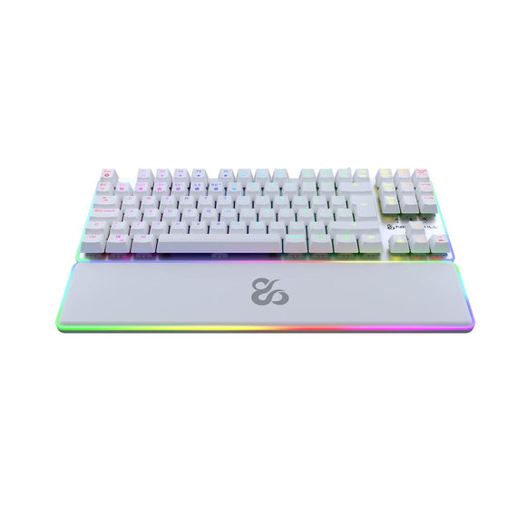 Keyboard Newskill Spanish Qwerty White LED RGB-0