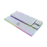 Keyboard Newskill Spanish Qwerty White LED RGB-4