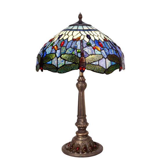 Desk lamp Viro Belle Epoque Blue Zinc 60 W 40 x 60 x 40 cm-0