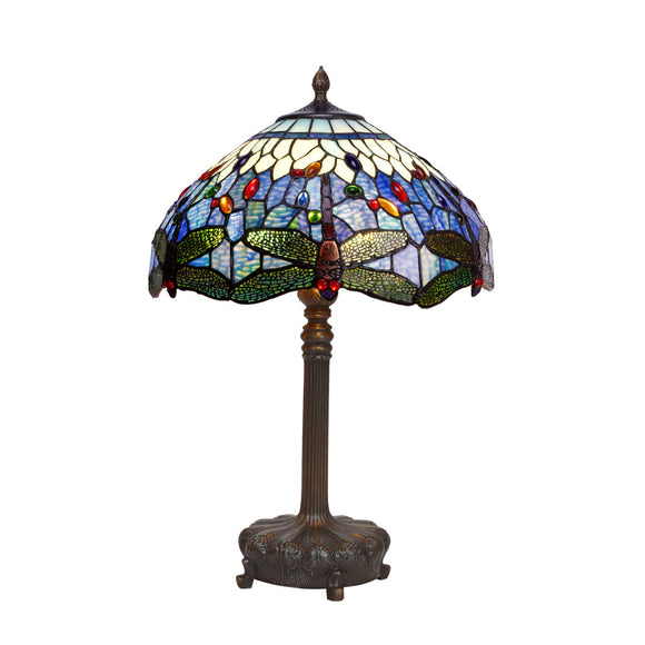 Desk lamp Viro Belle Epoque Blue Zinc 60 W 40 x 62 x 40 cm-0