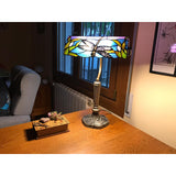 Desk lamp Viro Fly Blue Zinc 60 W 34 x 54 x 23 cm-3