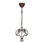 Ceiling Light Viro Virginia Beige Iron 60 W 30 x 125 x 30 cm-1