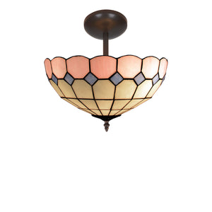 Ceiling Light Viro Pink Pink Iron 60 W 40 x 45 x 40 cm-0