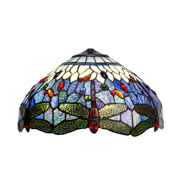 Lamp Shade Viro Belle Epoque Blue Ø 40 cm-0