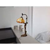 Desk lamp Viro Dalí Brown Zinc 60 W 20 x 54 x 20 cm-1