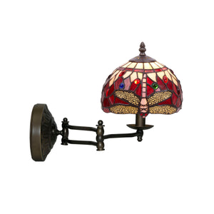 Wall Light Viro Belle Rouge Maroon Iron 60 W 25 x 32 x 28 cm-0