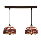 Ceiling Light Viro Red Iron 60 W 50 x 20 x 20 cm-0