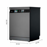Dishwasher Cecotec Aguazero 6700 Dark B Black-2