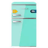 Combined Refrigerator Cecotec Bolero CoolMarket 2D Origin 86 Green E 86 L Green-13