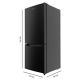Cecotec combined fridge black 117 L E Bolero CoolMarket Combi 117 DF-3