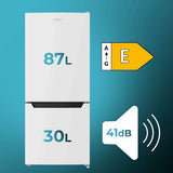 Combined Refrigerator Cecotec Bolero CoolMarket Combi 117 DF 117 L White-10