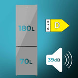 Combined Refrigerator Cecotec Bolero CoolMarket Combi 250-6