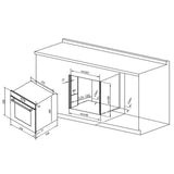 Built-in oven Cecotec Hexa C126000 Inox A 2800 W 77 L-1