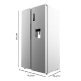 Combined Refrigerator Cecotec Bolero CoolMarket SBS 559 Inox-1