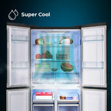Combined Refrigerator Cecotec 	Bolero CoolMarket 4D 490 Glass 490 L-3