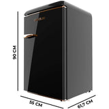 Cecotec 110L Fridge Bolero CoolMarket TT Origin 2 Doors Black E-3