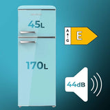 Combined Refrigerator Cecotec Bolero CoolMarket 2D Origin 215 215 L Blue-10