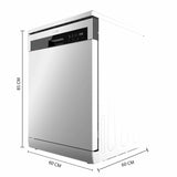 Dishwasher Cecotec Bolero Aguazero 6500 Inox C 60 cm Steel-3