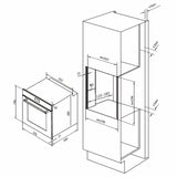 Oven Cecotec Bolero Hexa M226000 Glass White 2800 W 72 L-3