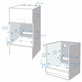 Oven Cecotec Bolero Hexa SM406000 Glass Grey Meat Master 2900 W 72 L Grey-9