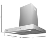 Conventional Hood Cecotec Bolero Flux TT 605500 White-9