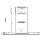 Conventional Hood Cecotec Bolero Flux TT 605500 White-1