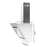 Conventional Hood Cecotec Bolero Flux DT 608002 White-3