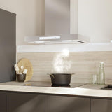 Conventional Hood Cecotec Bolero Flux TT 608000 Slim Glass White-2