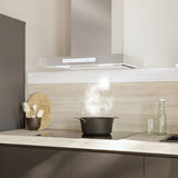 Conventional Hood Cecotec Bolero Flux TT 608000 Slim Glass White-3