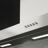 Conventional Hood Cecotec Bolero Flux TM 906500 Inox A Steel 90 x 50,5 cm-1