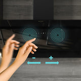 Conventional Hood Cecotec Bolero Flux DT 908000 Black-8